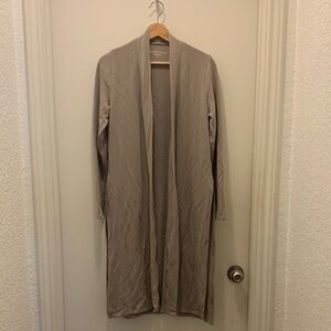 Beyond Yoga Taupe Open Cardigan